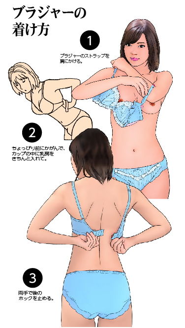 おとこの娘のためのブラジャーとパンティ図鑑 サンプル3ページ目