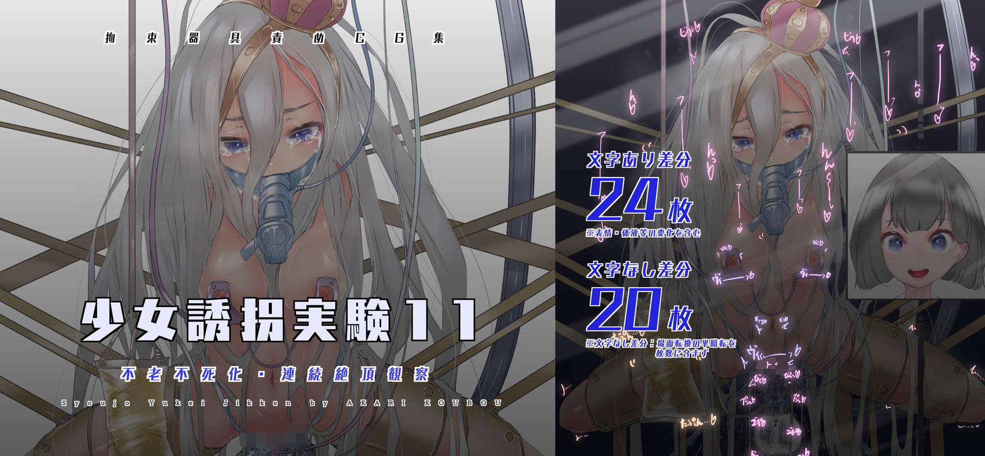 【セット販売】少女誘拐実験vol.11・12・13 子宮調教・卵管検査・連続絶頂観察・強●採尿実験編 サンプル3ページ目