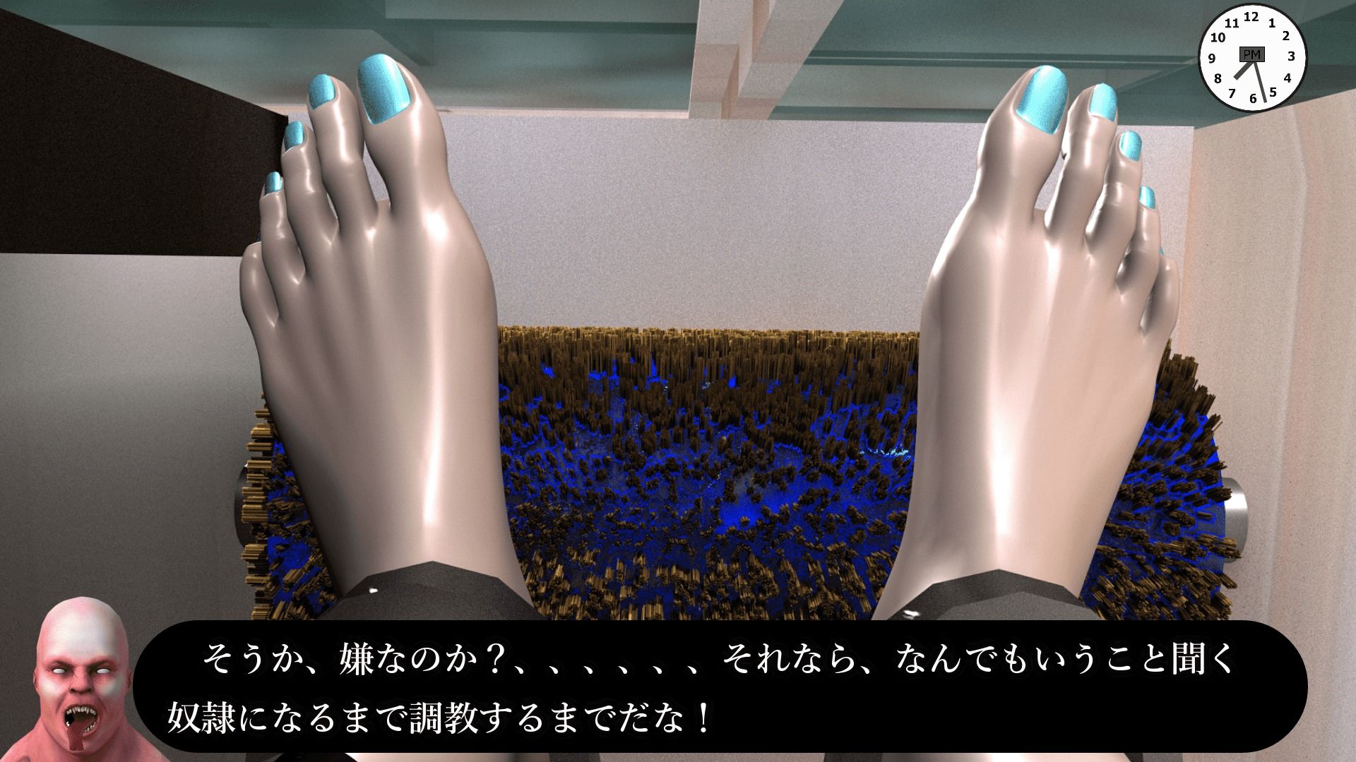 足フェチ異常者に捕まった女 （監禁1日目） A woman caught by an abnormal foot fetish （1st day of confinement）一个被异常恋足癖抓住的女人 （ 坐月子的第一天） サンプル3ページ目