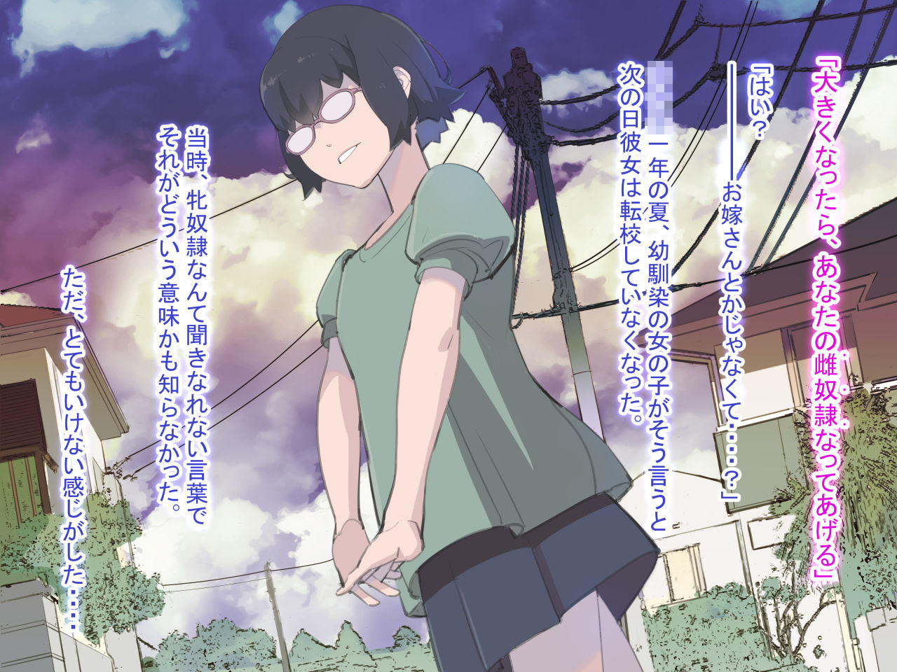 もし、とびっきりの可愛い女の子があなたの牝奴●になってあげると言われたら・・・？ サンプル1ページ目