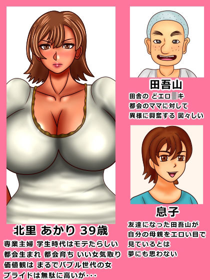 おばさんのスカートに頭を突っ込んだらタマキンが空っぽになるまでお仕置きされた サンプル1ページ目
