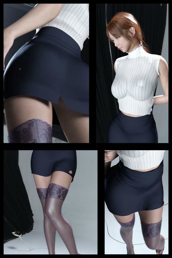 【Dars-100】『理想の彼女を3DCGで作ります』から生まれたバーチャルアイドル「美羅（みら）」のOL写真集:Mira-01 サンプル2ページ目