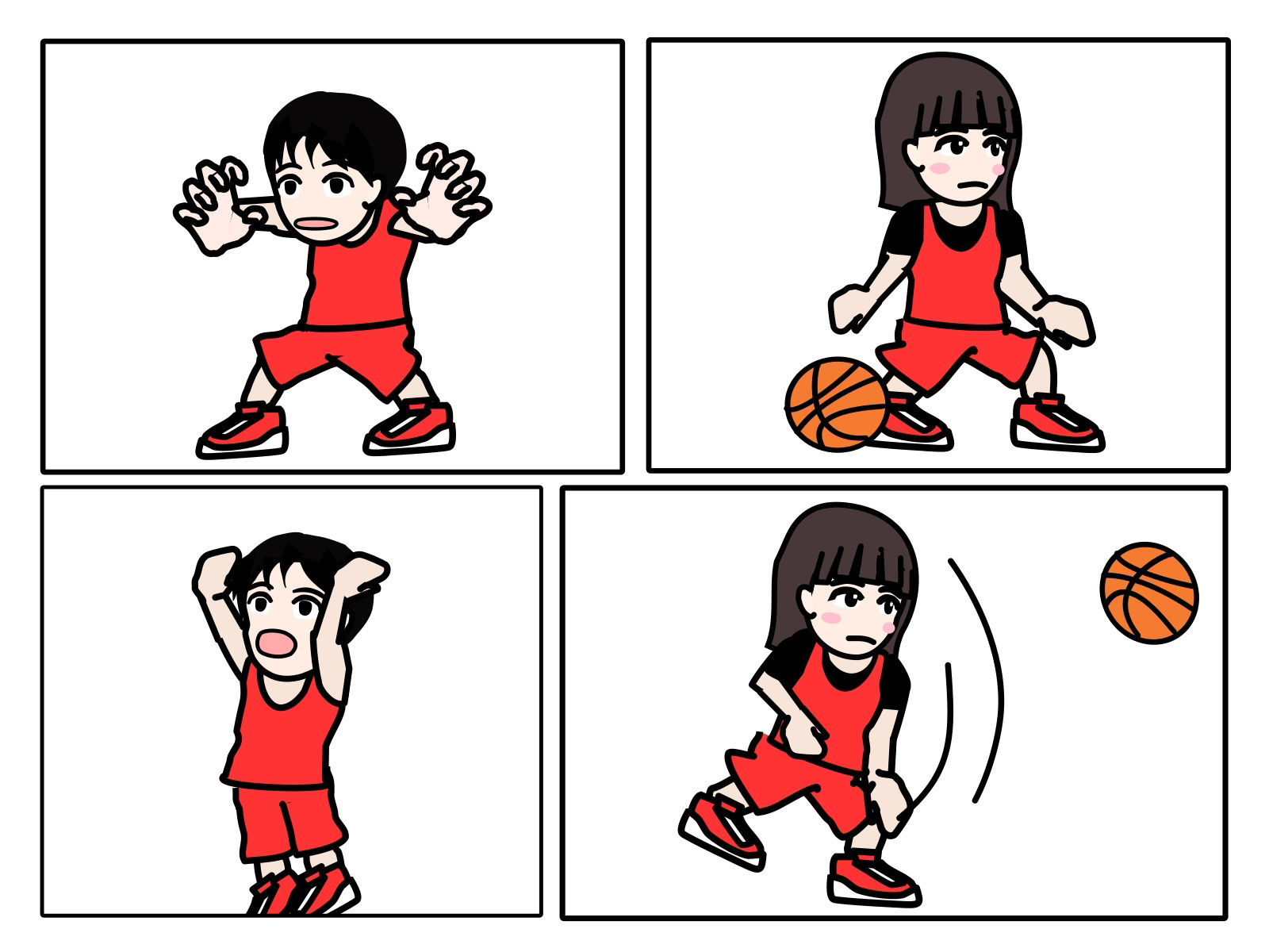 激しい日常 サンプル2ページ目
