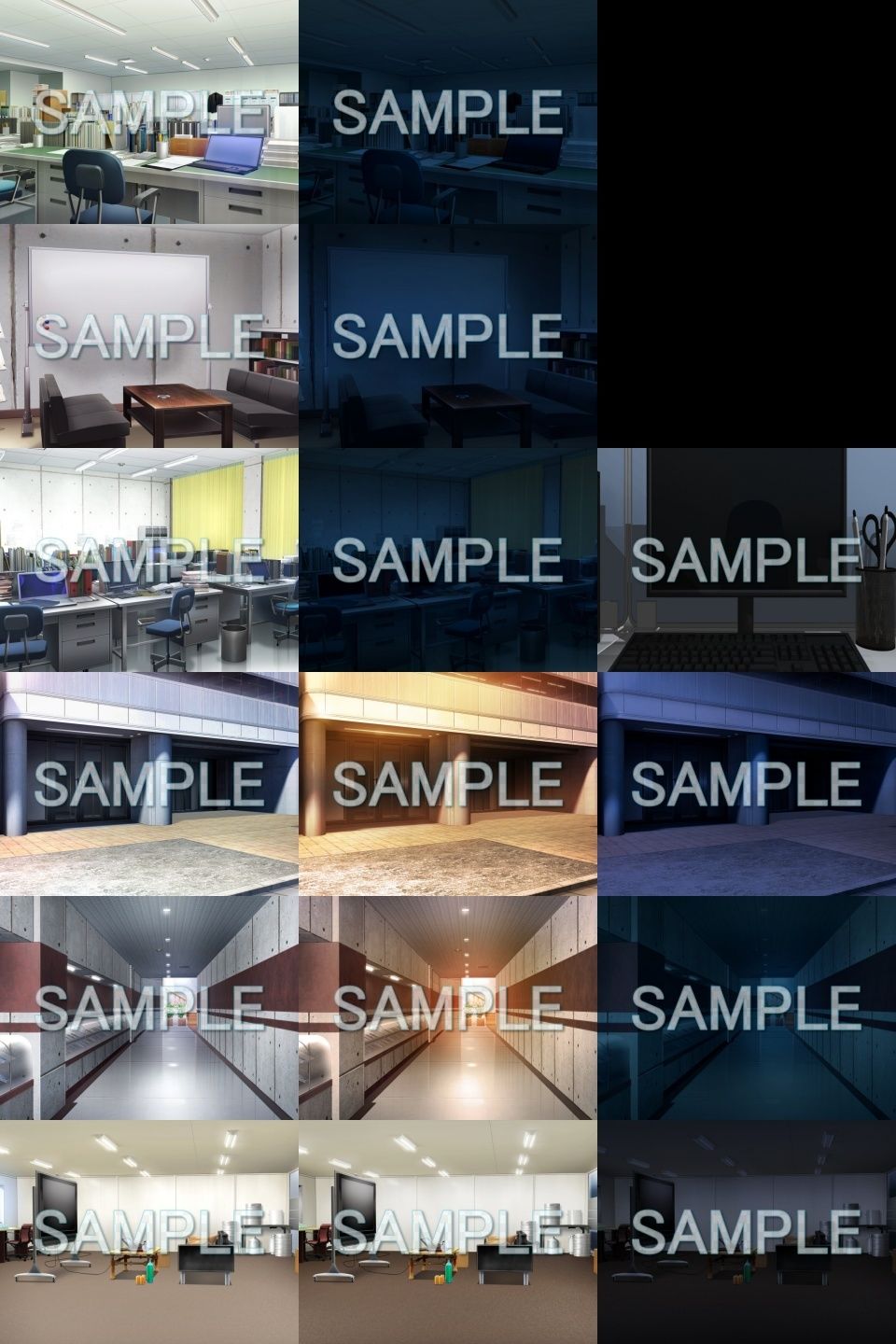 みにくる背景CG素材集『オフィス編』part02 サンプル3ページ目
