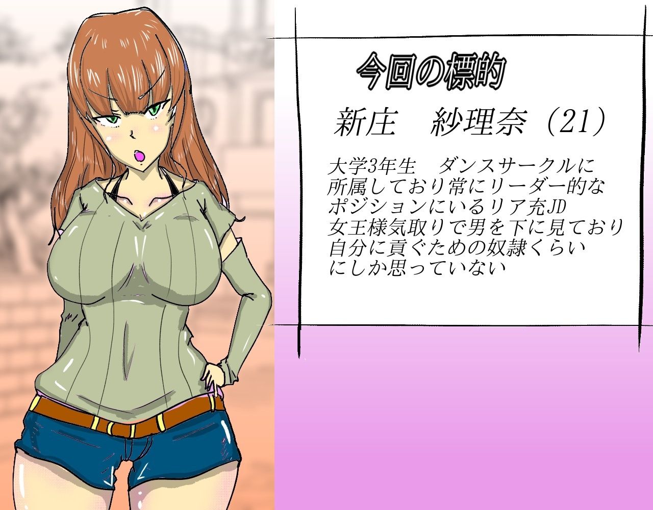 リア充JDが催●調教で変態オナホ女になる話 サンプル1ページ目