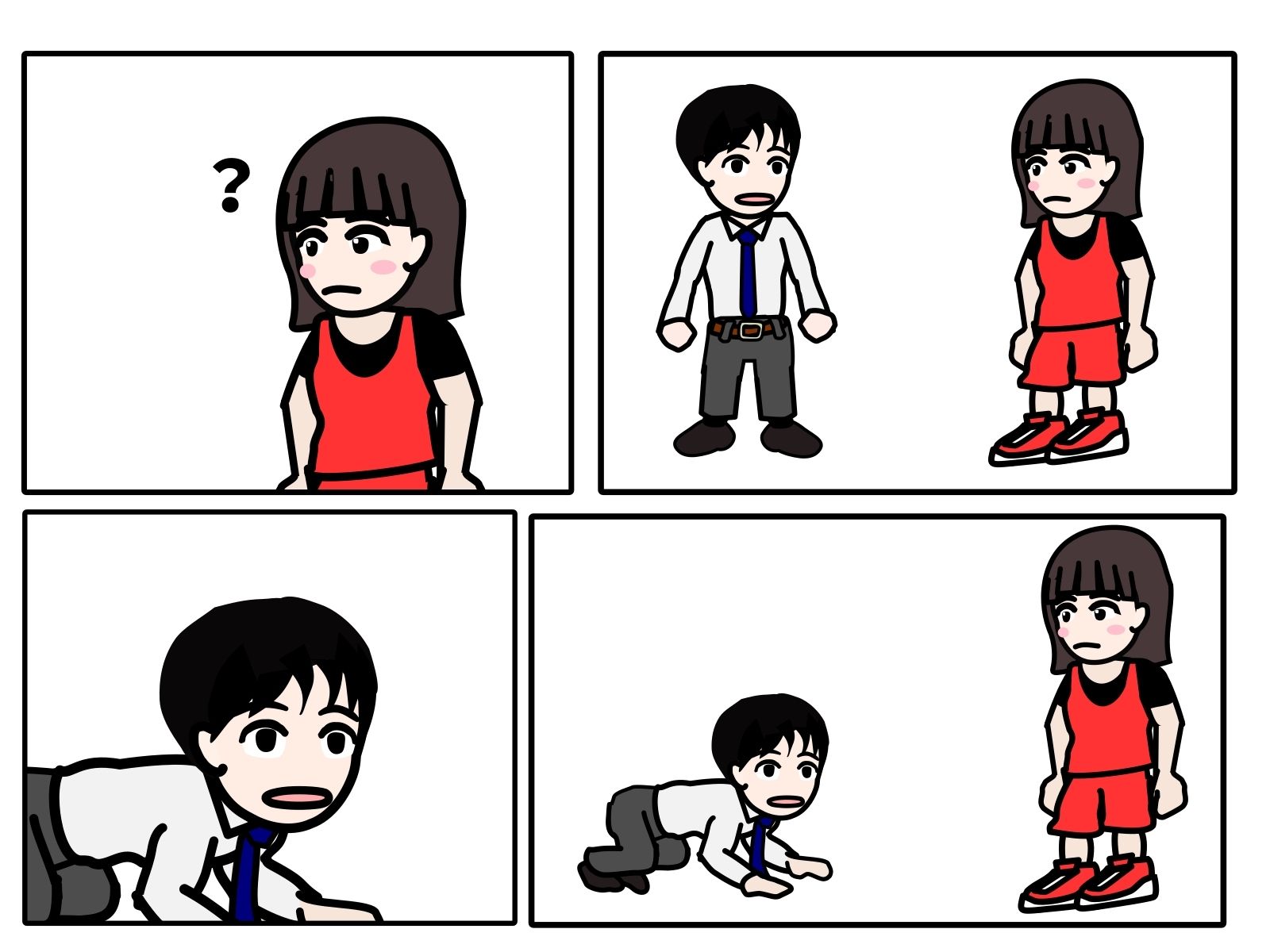 激しい日常2 サンプル4ページ目