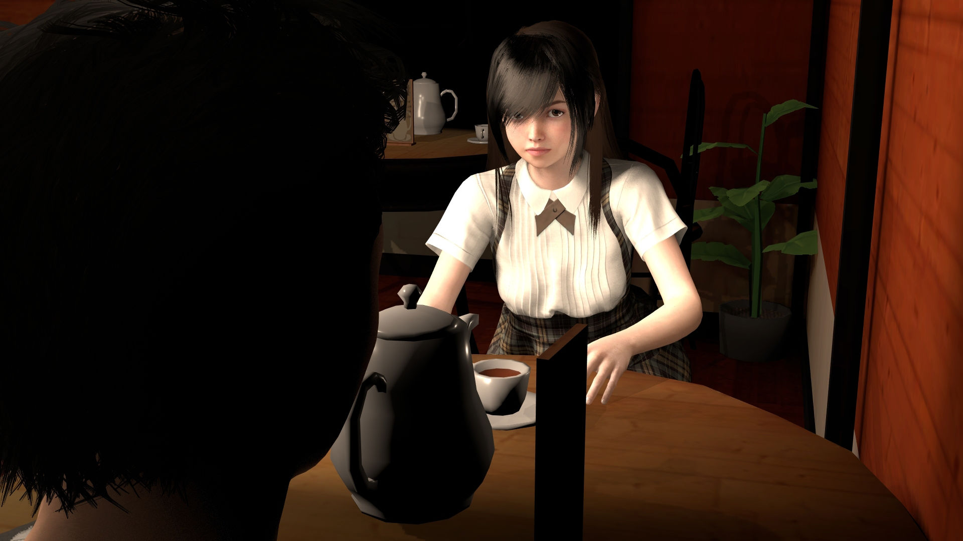 彼女の家で、お泊り初エッチ VR版 サンプル2ページ目