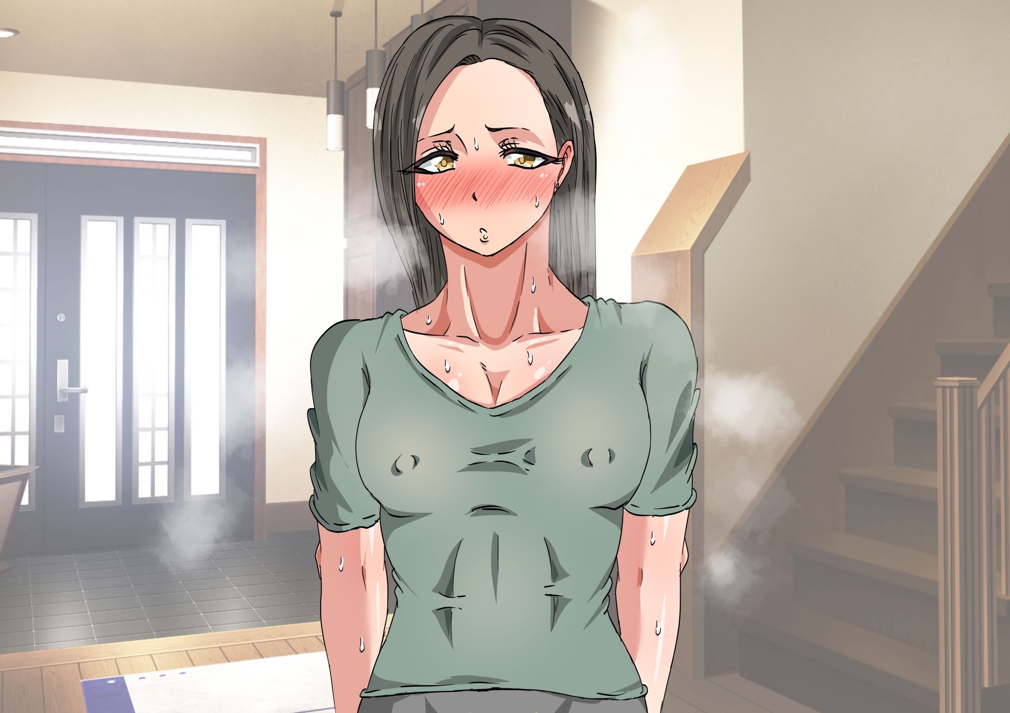 シゴかれしゃぶられる女装子人妻まとめ サンプル7ページ目