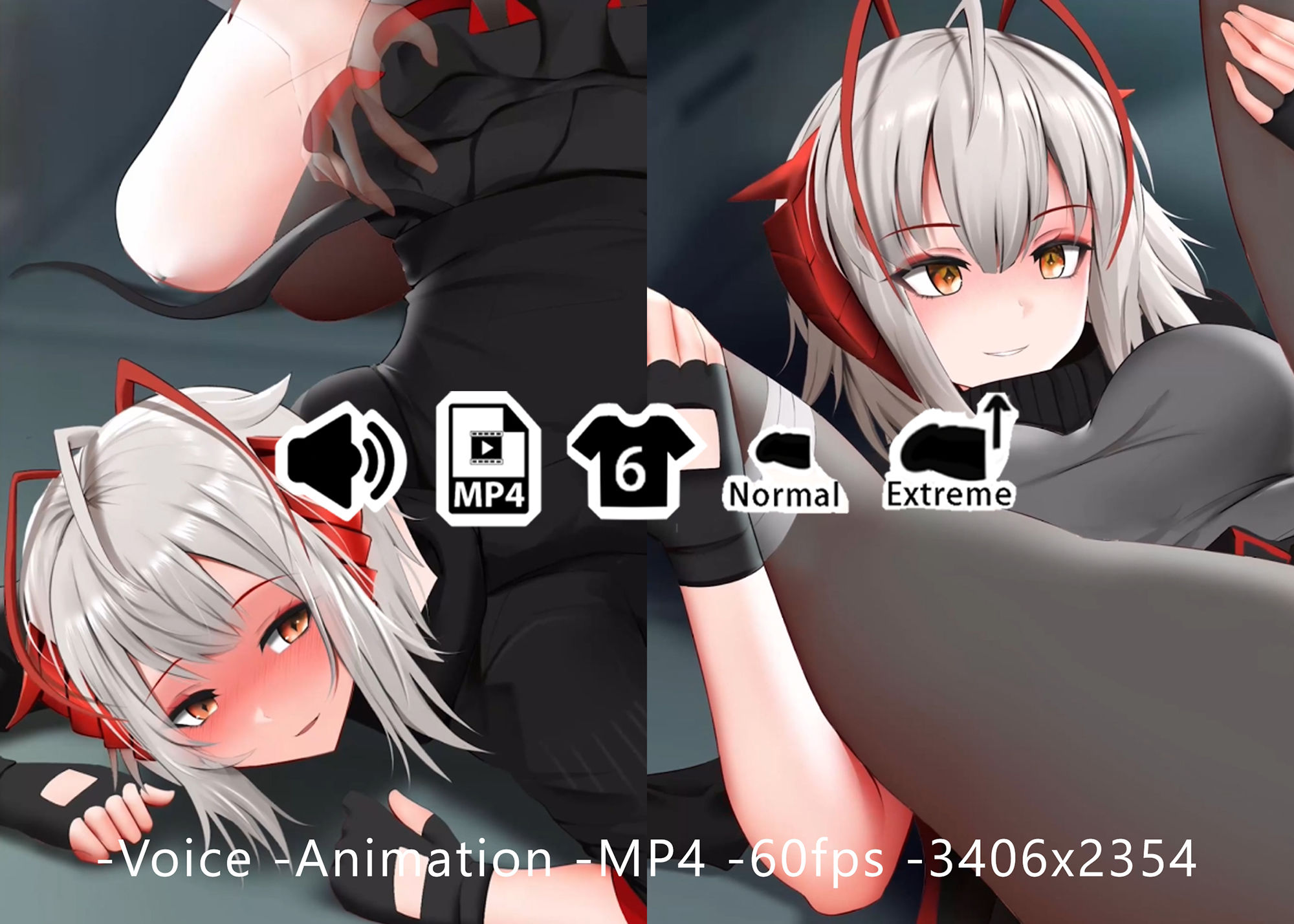 W - 同人動画 （ぎんハハ） サンプル1ページ目