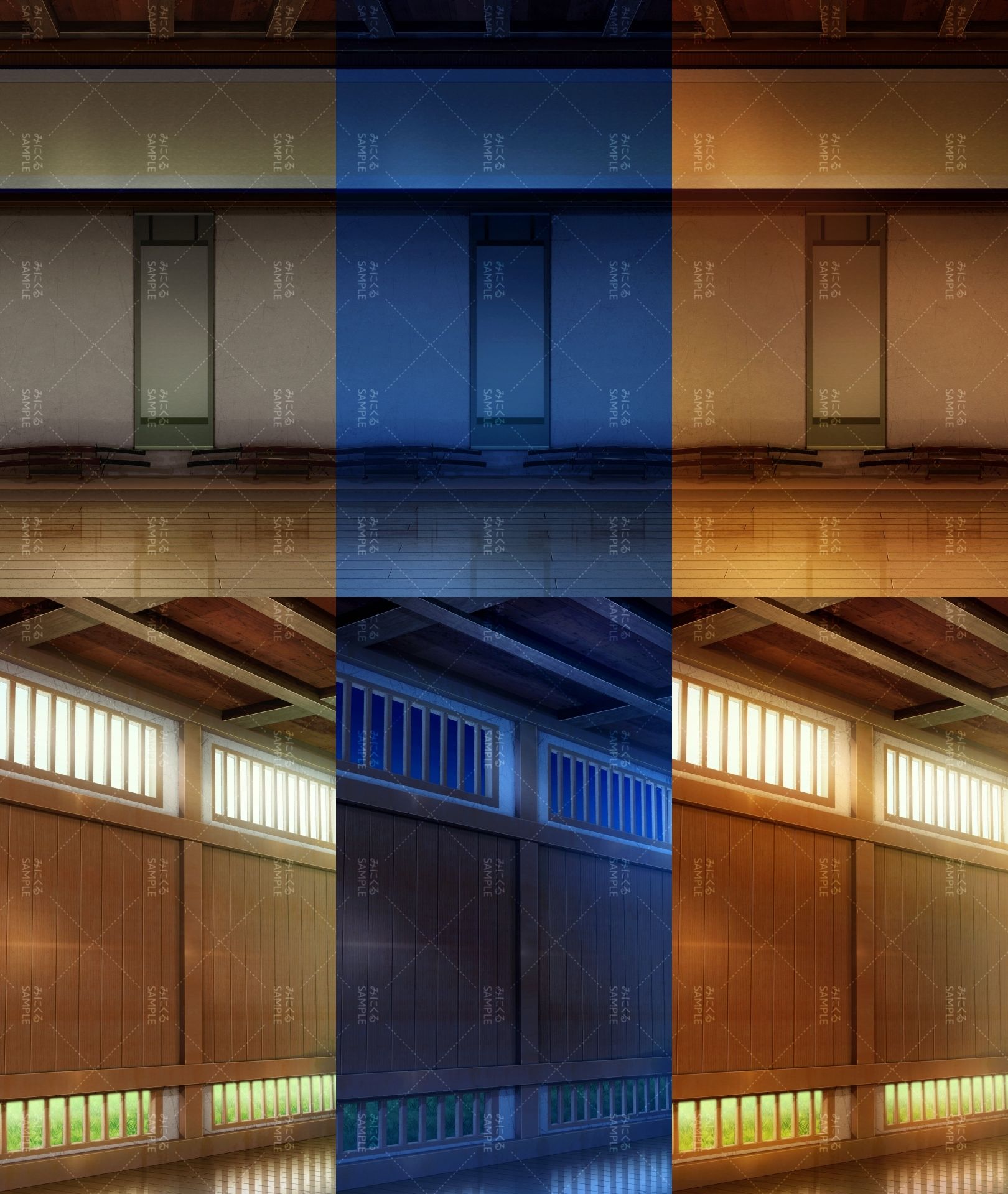 みにくる背景CG素材集『江戸編』part02 サンプル4ページ目