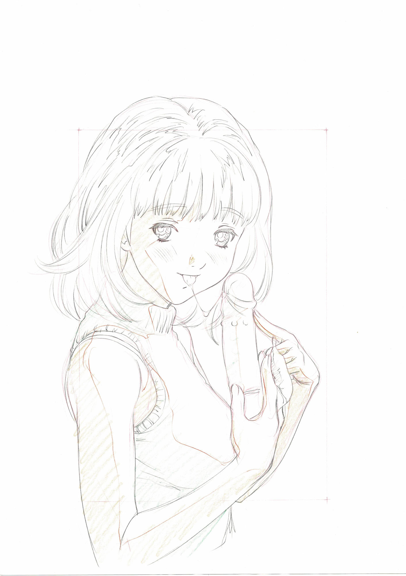 ア〇ズヒロインエロパロらふ原画集 サンプル1ページ目