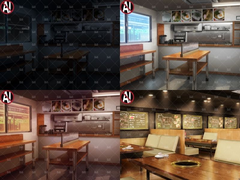 みにくる背景CG素材集『店舗＆施設編』part02 サンプル7ページ目