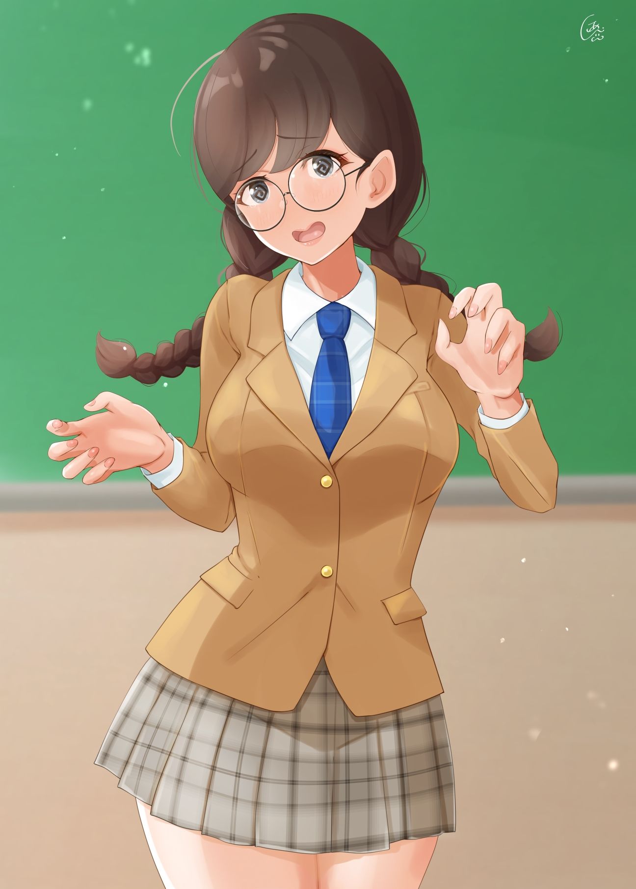 『委員長ちゃん』透視スマホで視姦PSD（パーツ毎に統合）と統合済みJPGセット サンプル2ページ目