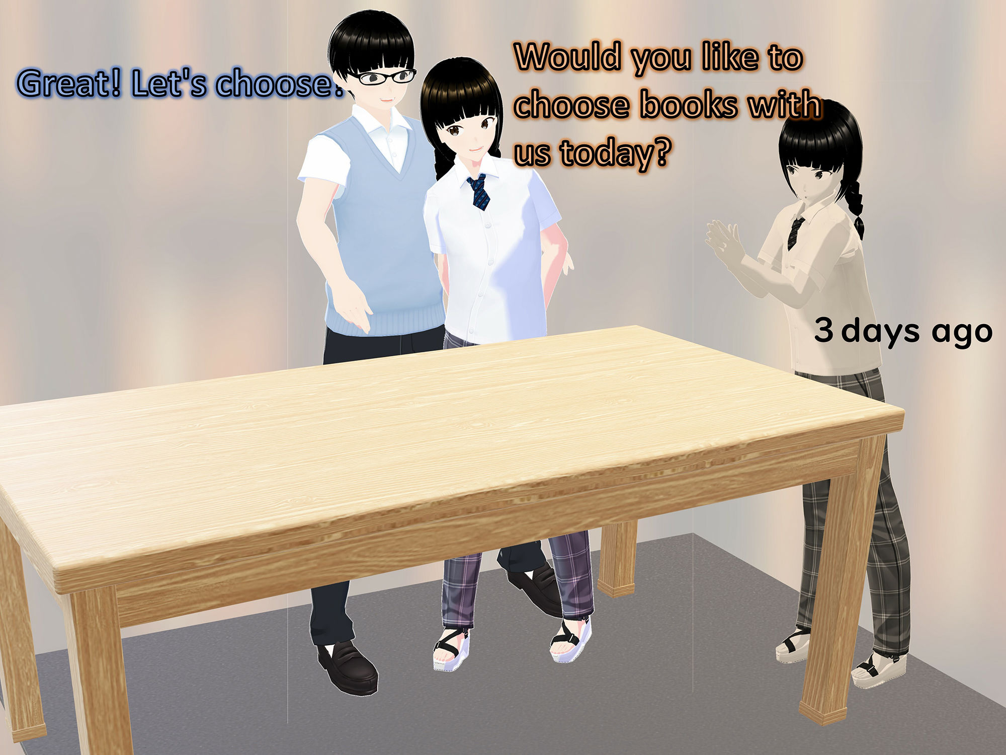Outgrowing only girls， Overtake boys， Growth sound in the library サンプル3ページ目
