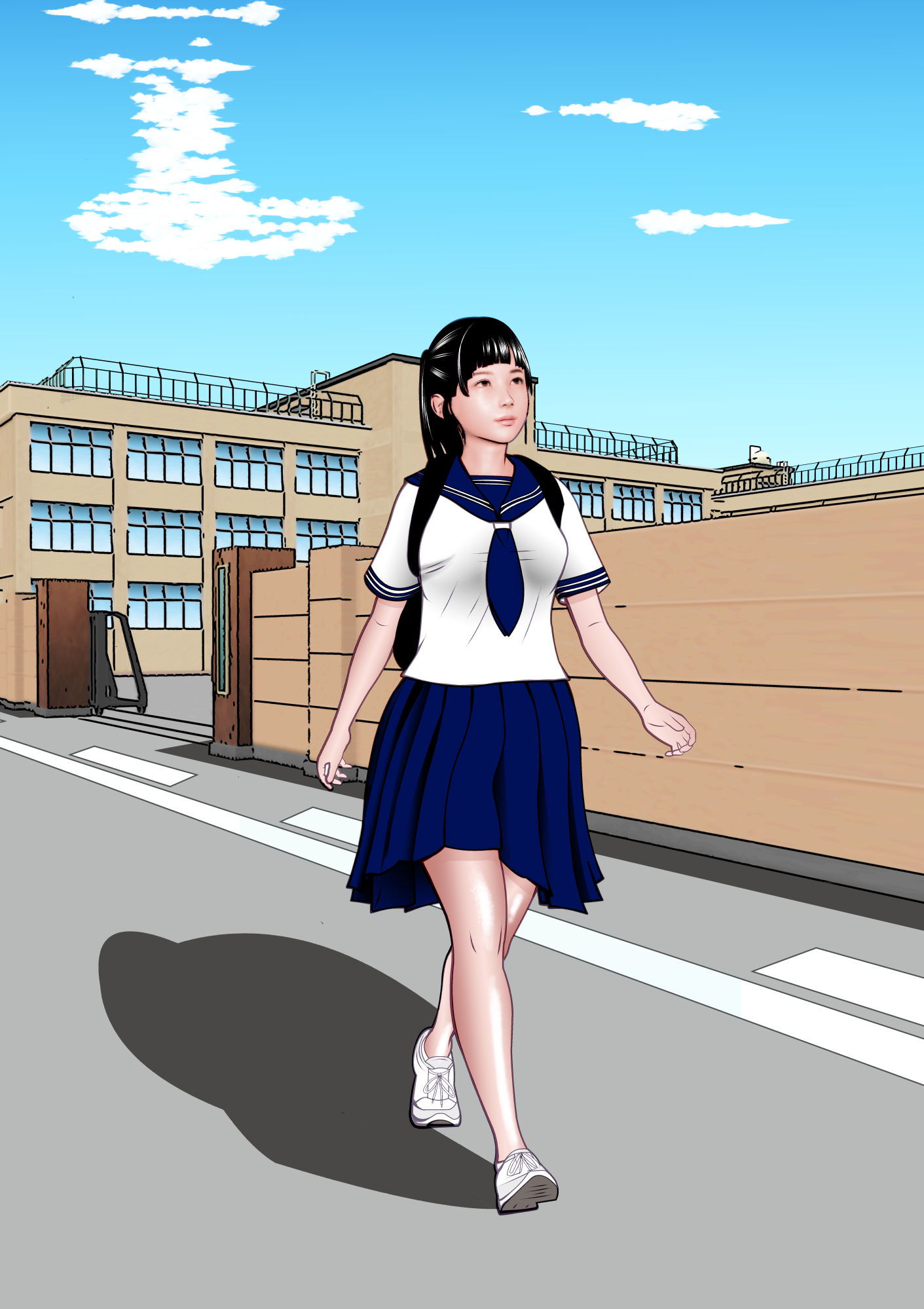 ミホの夏休み サンプル1ページ目
