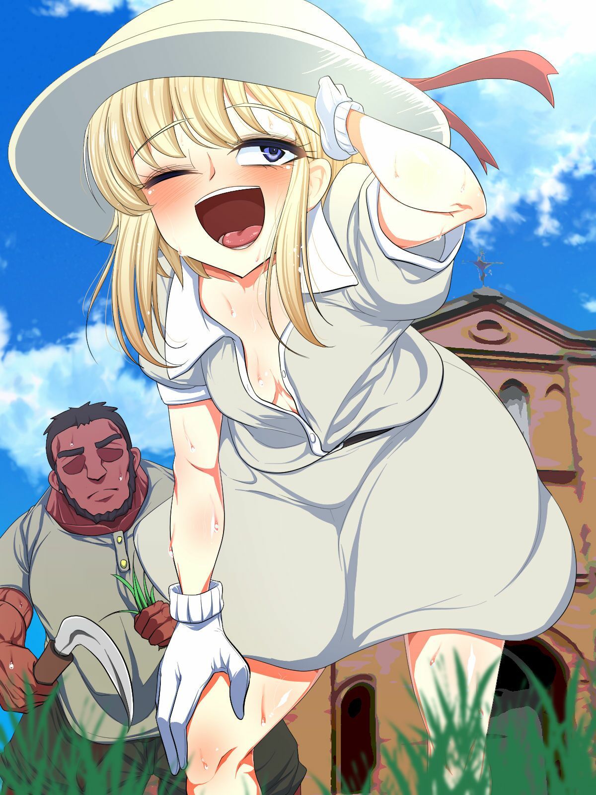天使みたいな変態淫乱シスター達♂とイチャラブ〇ックス！ サンプル1ページ目