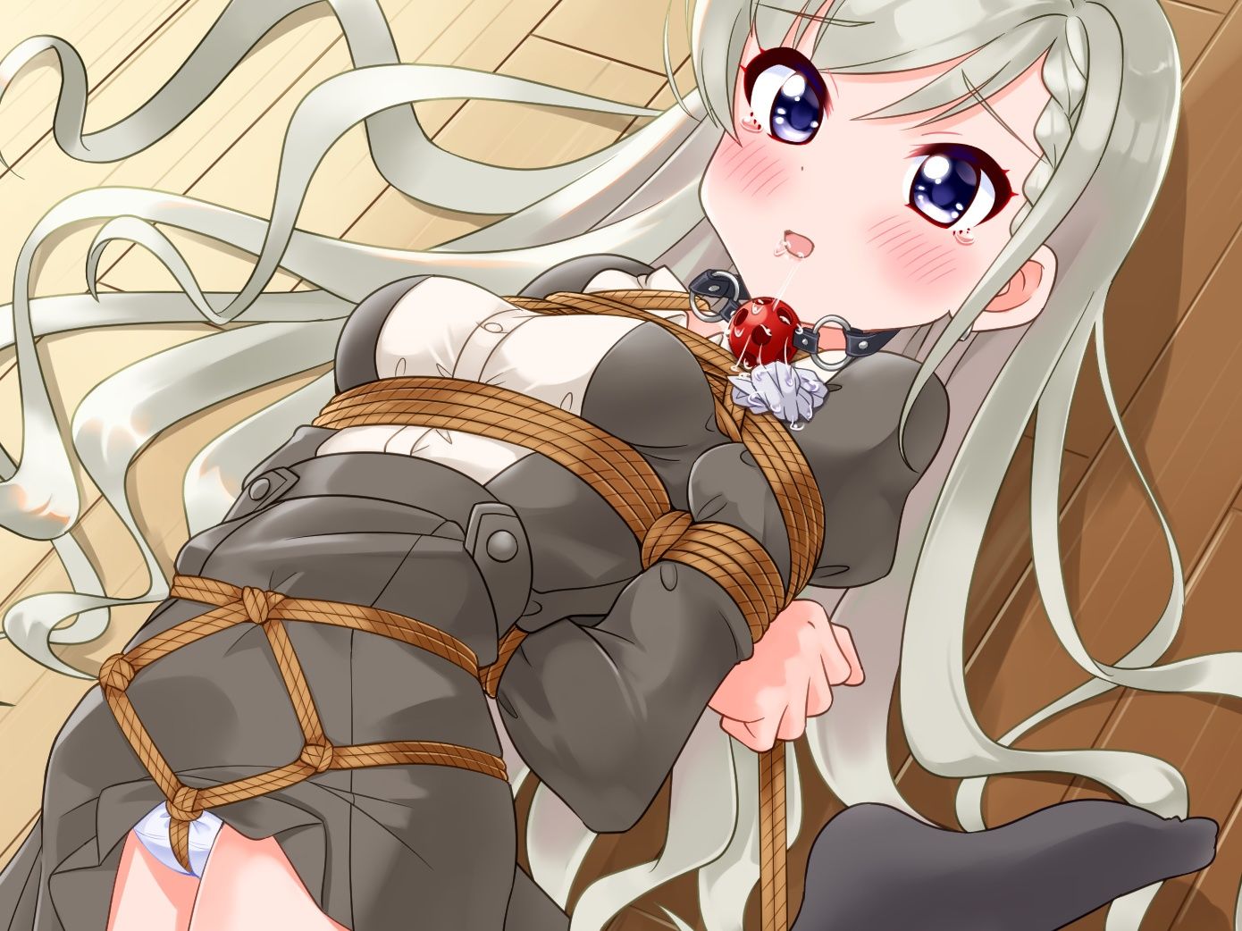 着衣緊縛CG集 なわのかなた 2021B サンプル2ページ目