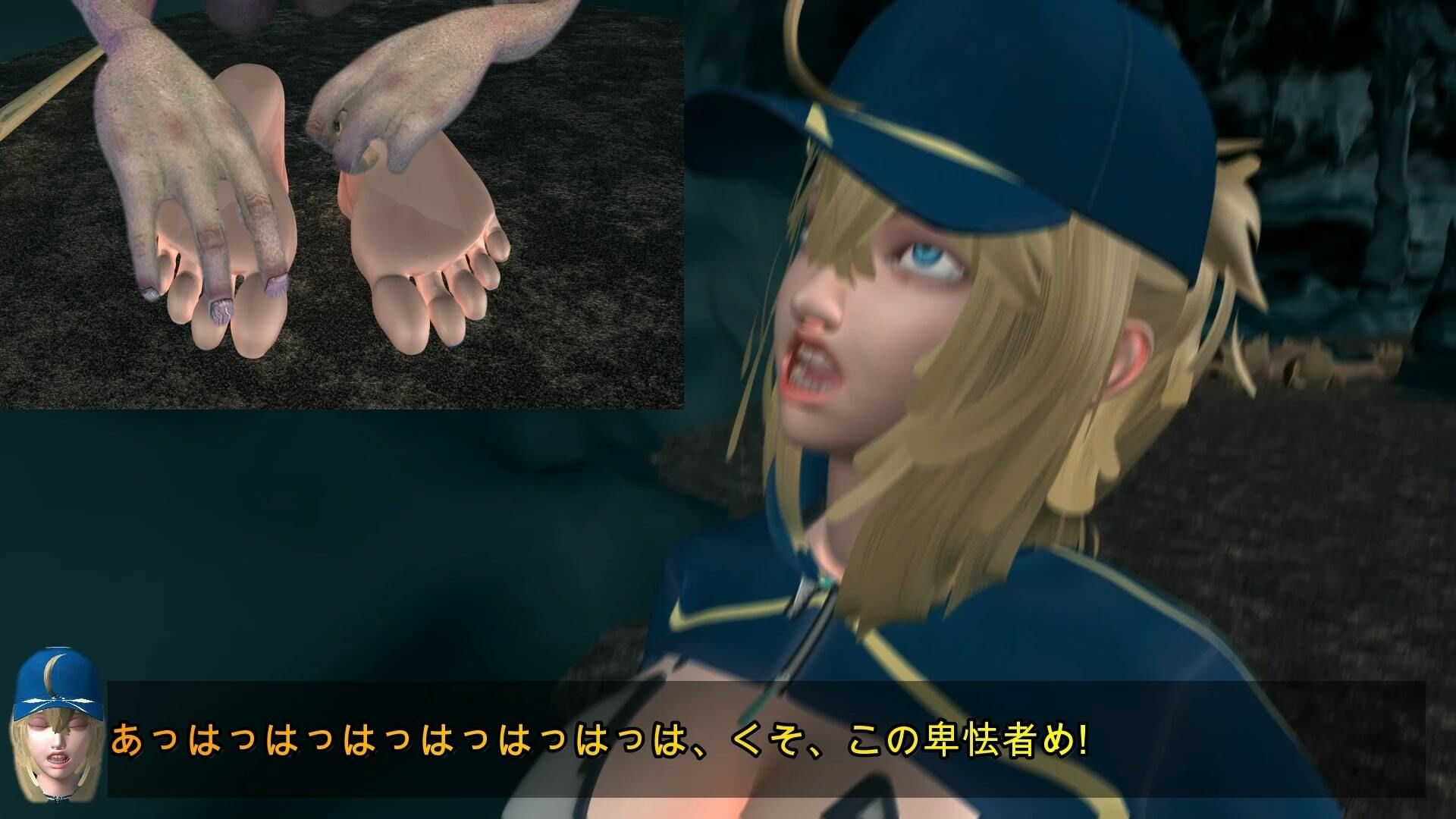 勇者アリスVSゴブリン サンプル4ページ目