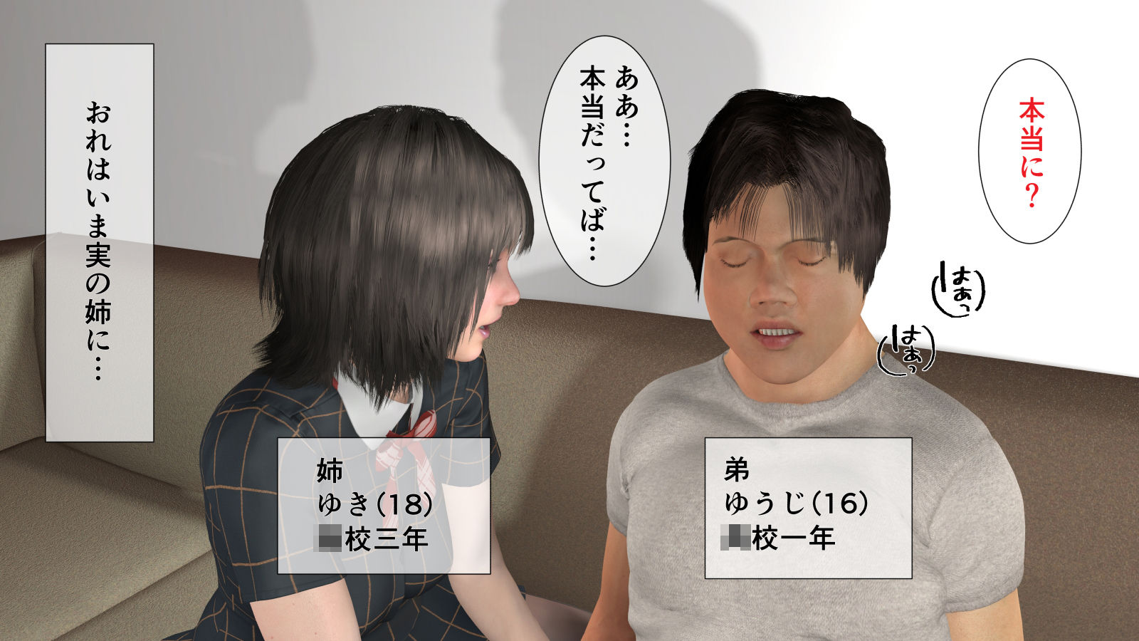 姉ちゃんと…エッチなこと サンプル2ページ目