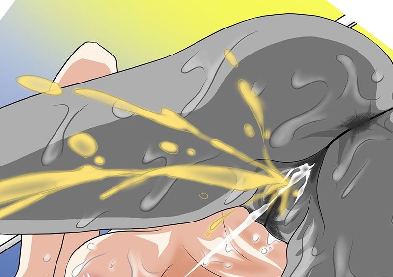 汗だく汁だくヨガ少女 〜母乳・お漏らし・愛液・ふたなり射精 サンプル4ページ目