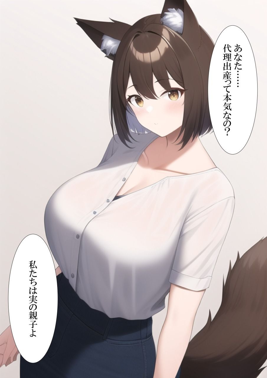 オオカミのママに代理出産をお願いする サンプル3ページ目