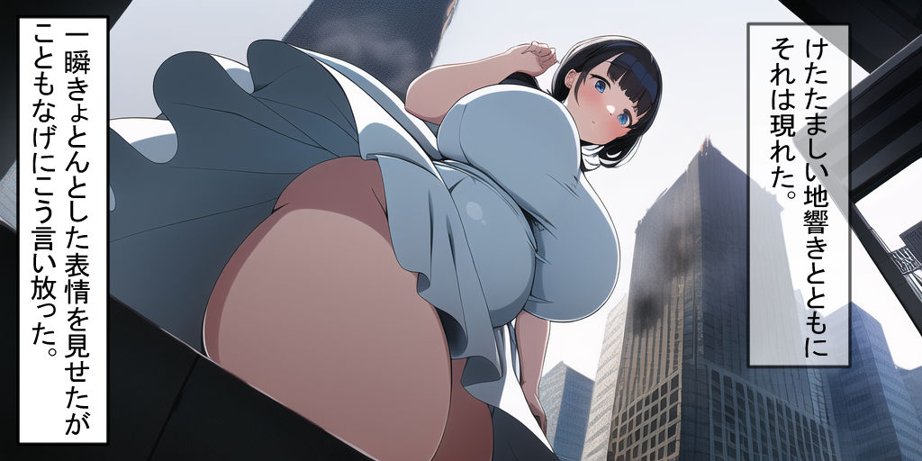 ムチムチ巨女と世紀末。 サンプル1ページ目