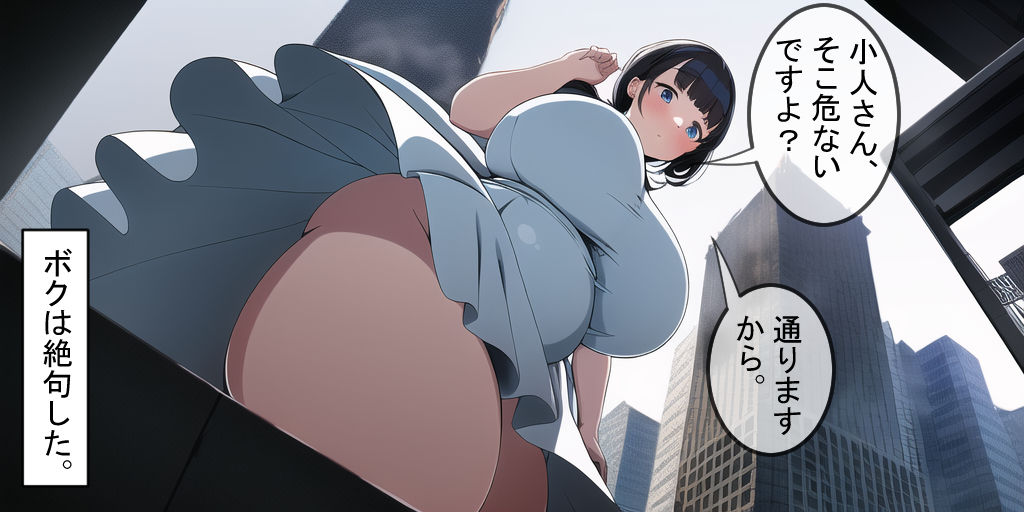 ムチムチ巨女と世紀末。 サンプル2ページ目