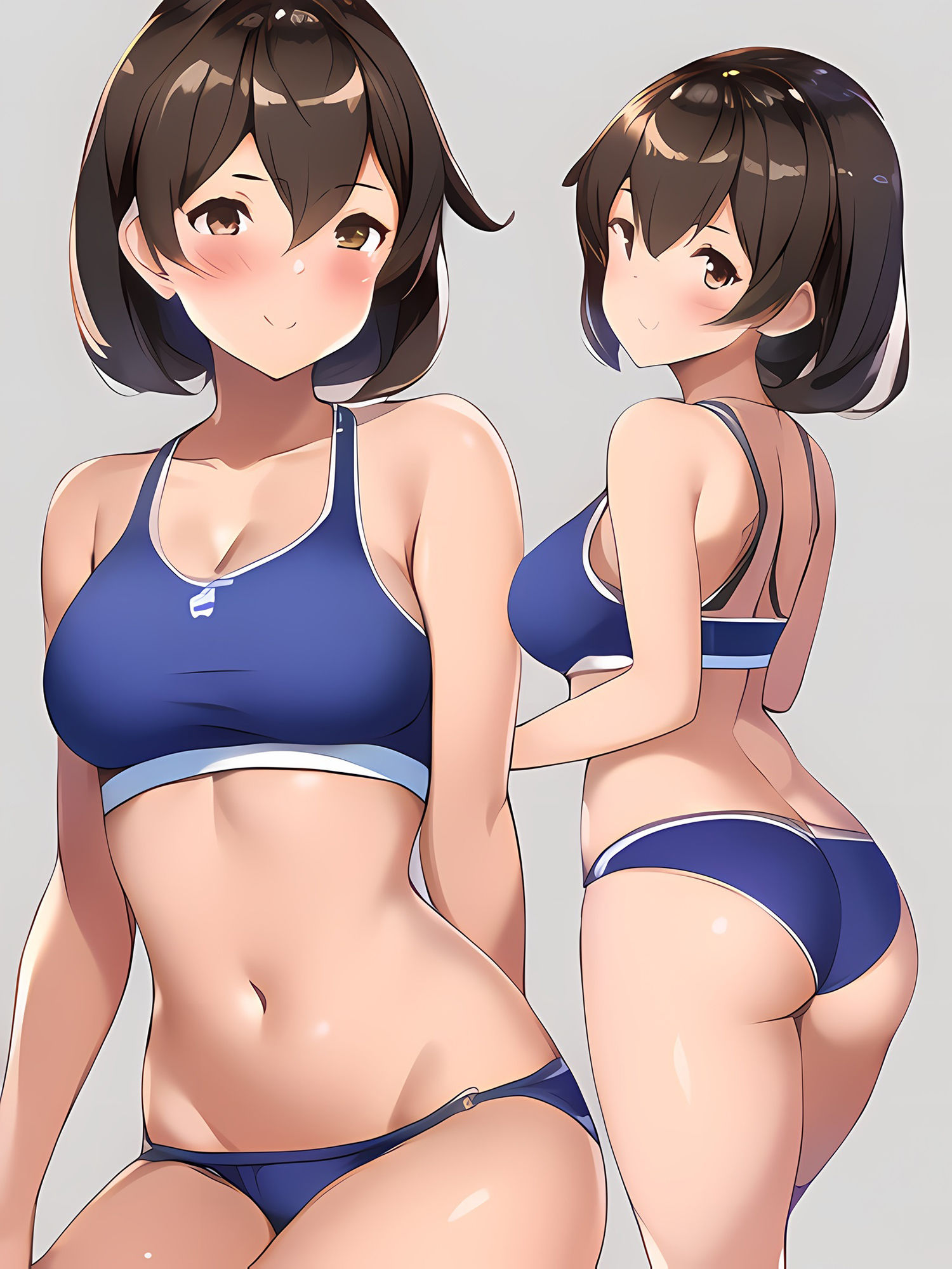 褐色スポーツ娘との海岸デートCG集 サンプル2ページ目