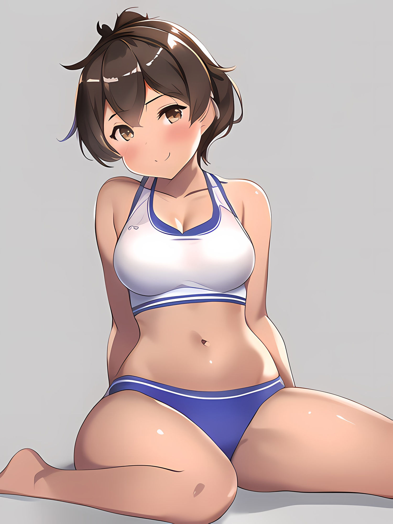 褐色スポーツ娘との海岸デートCG集 サンプル6ページ目