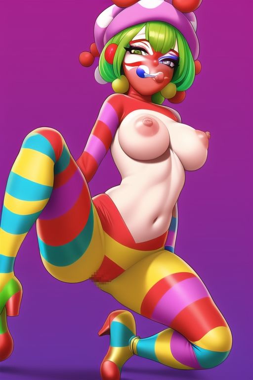 狂気のピエロ娘とのひととき【狂気度アップ版】 サンプル3ページ目