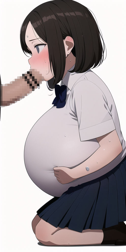 ボテ腹女子その1 サンプル1ページ目