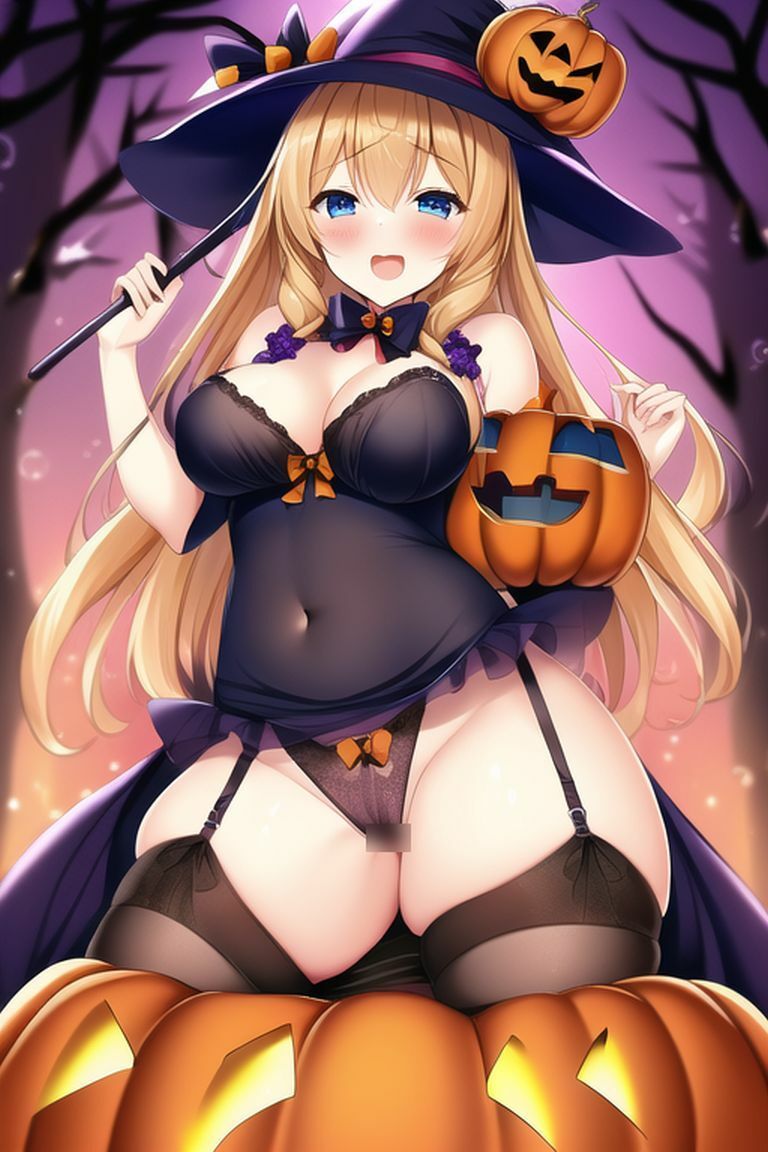 南瓜と魔女のハロウィン サンプル5ページ目
