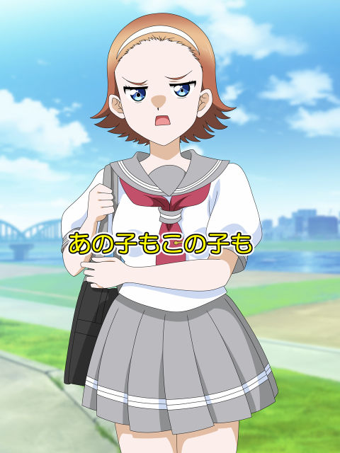 塩対応モブ女子2コマ落ち サンプル6ページ目