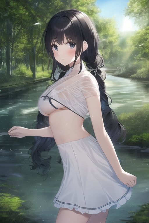 自然少女。 サンプル6ページ目
