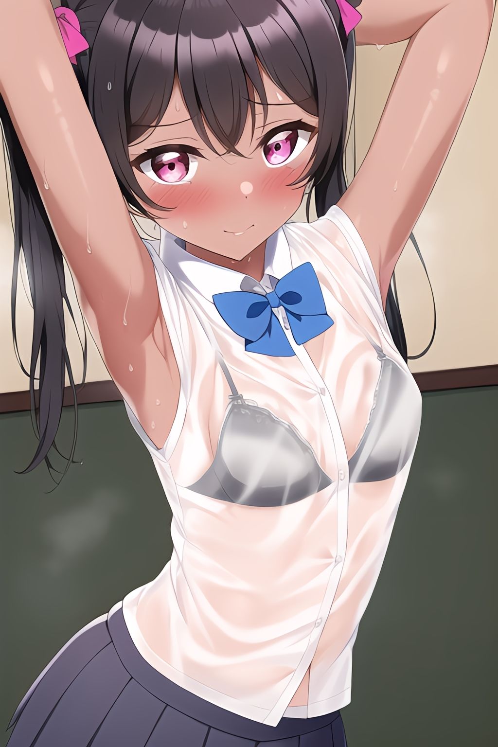 ラブラ●ブ！にこちゃん＋脇フェチ＋褐色フェチ！わきわき詰め合わせ100枚！！ サンプル4ページ目
