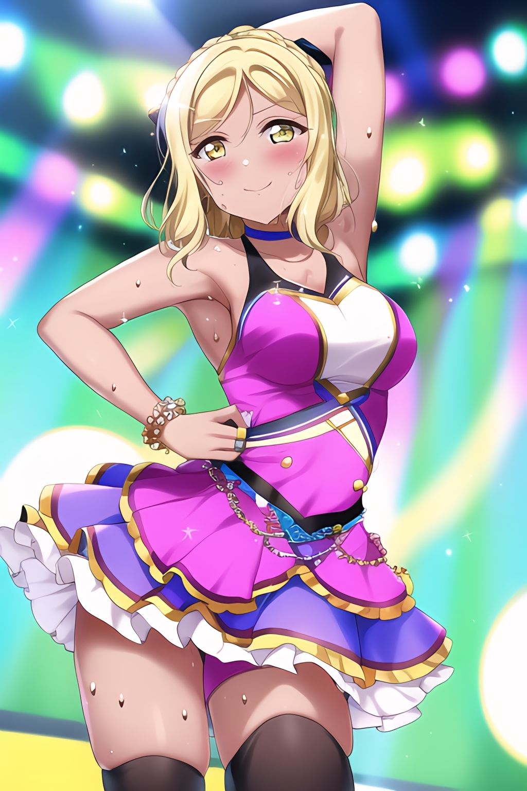 ラブラ●ブ！サンシ●イン！まりちゃん＋脇フェチ＋褐色フェチ！わきわき詰め合わせ100枚！！ サンプル7ページ目