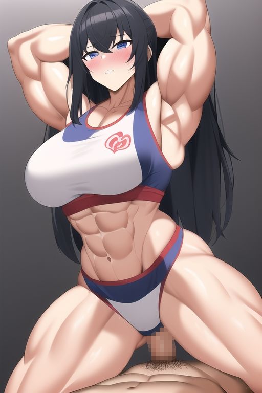 敗北筋肉ガール サンプル6ページ目