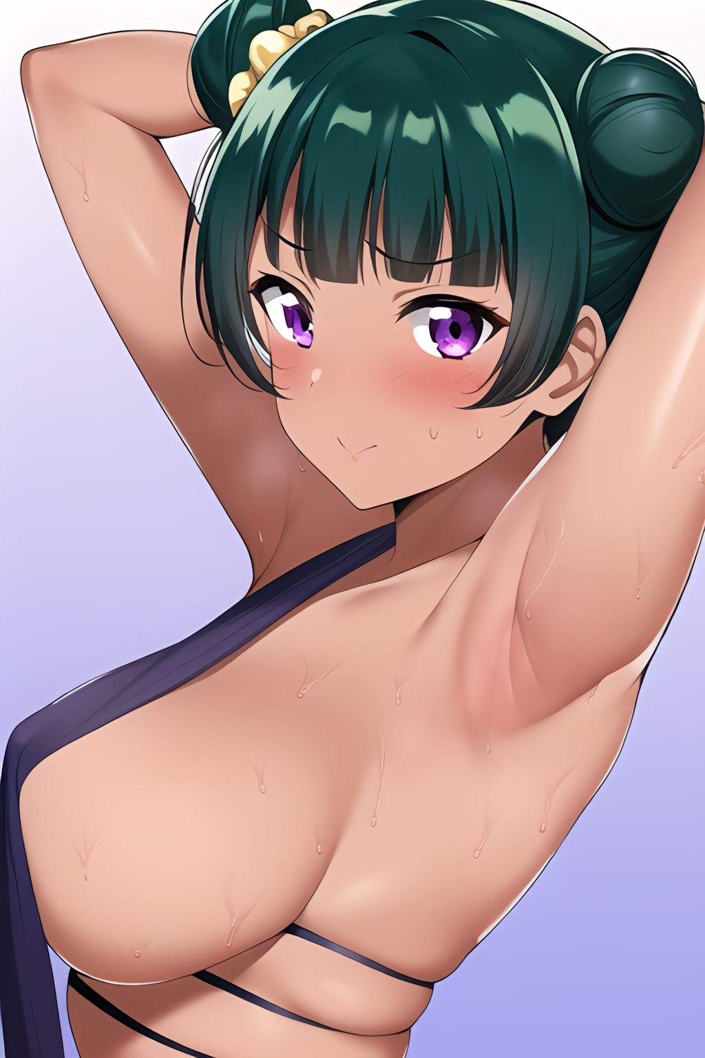 ラブラ●ブ！サンシ●イン！よしこちゃん＋脇フェチ＋褐色フェチ！わきわき詰め合わせ100枚！！ サンプル5ページ目