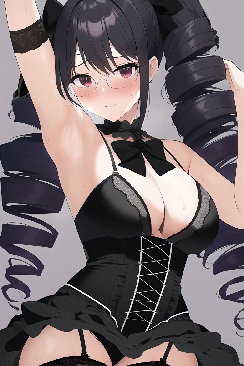 脇フェチ 黒髪お嬢様縦ロール脇特化！！！わきわき詰め合わせ110枚！！ サンプル3ページ目