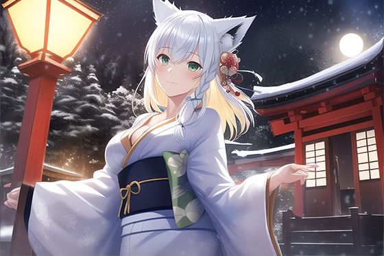 しろきつね 全年齢向け CG集 vol.3 / 白狐の巣ごもり （112枚） サンプル1ページ目