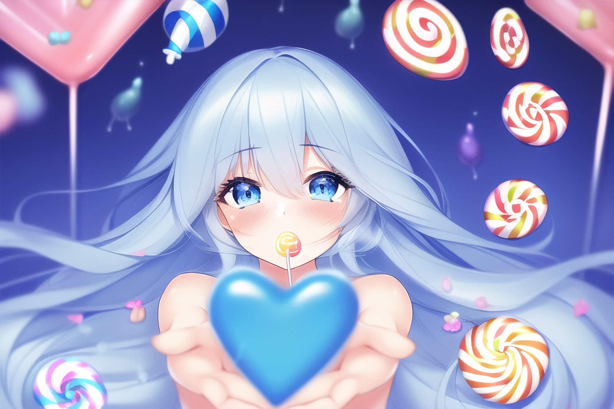 キャンディまみれガールズ【イラスト100枚】 サンプル4ページ目