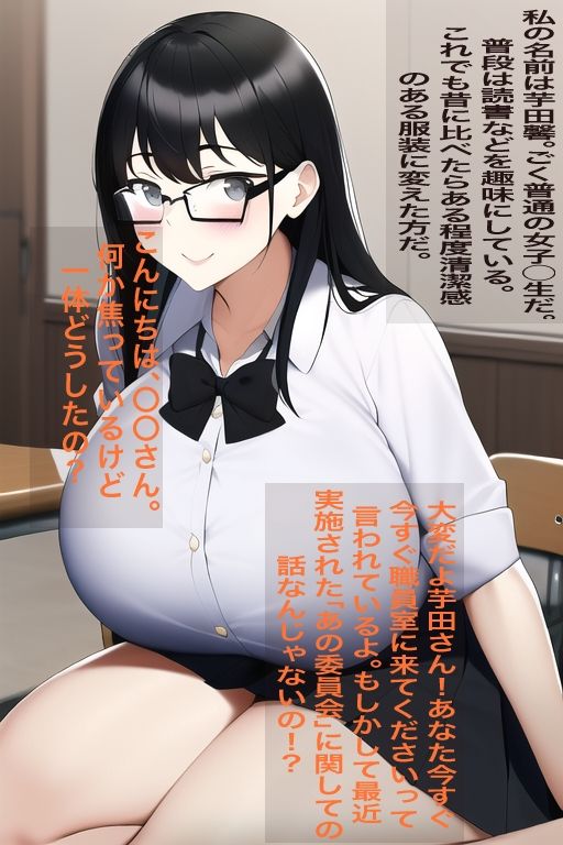 本性は淫乱？な陰キャラ女子がトイレの性処理係に任命されちゃったお話 サンプル1ページ目