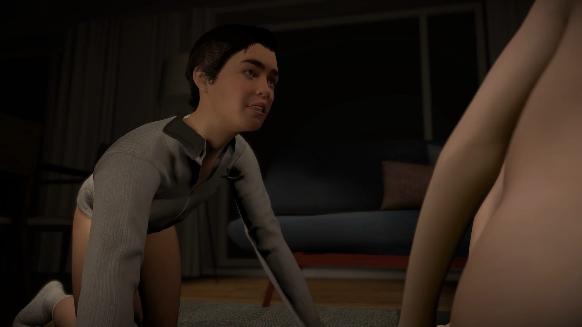 パパの目の前で催●おっさんに妻や娘をネトラレた話 VR版 サンプル7ページ目
