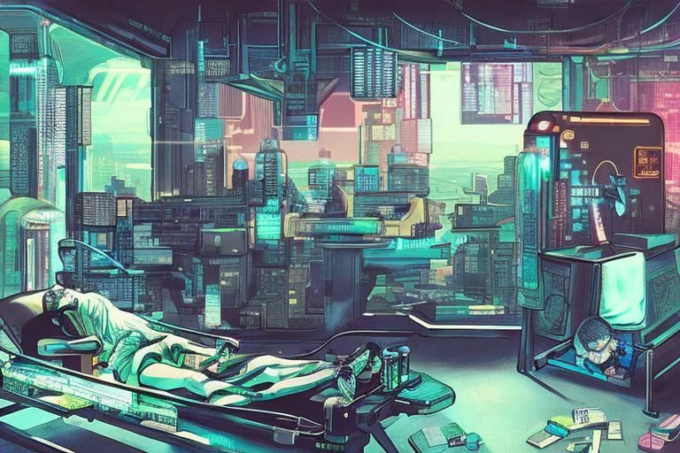 背景素材集「サイバーパンク」- 退廃的未来都市 - サンプル4ページ目
