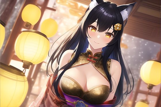 おおかみ 全年齢向け CG集 vol.3 / チャイナ服の狼娘 （170枚）