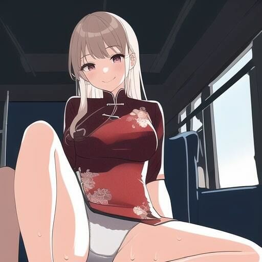 電車で挑発パンチラ サンプル10ページ目