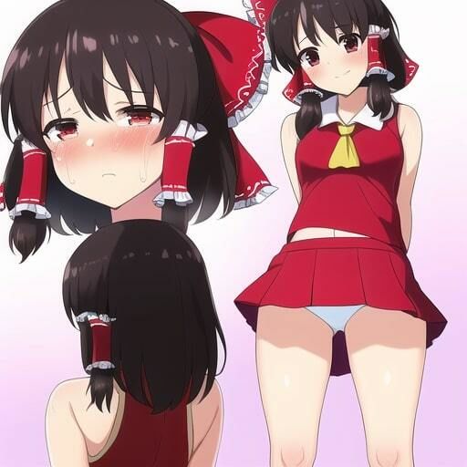 パンツを見せる巫女 サンプル4ページ目