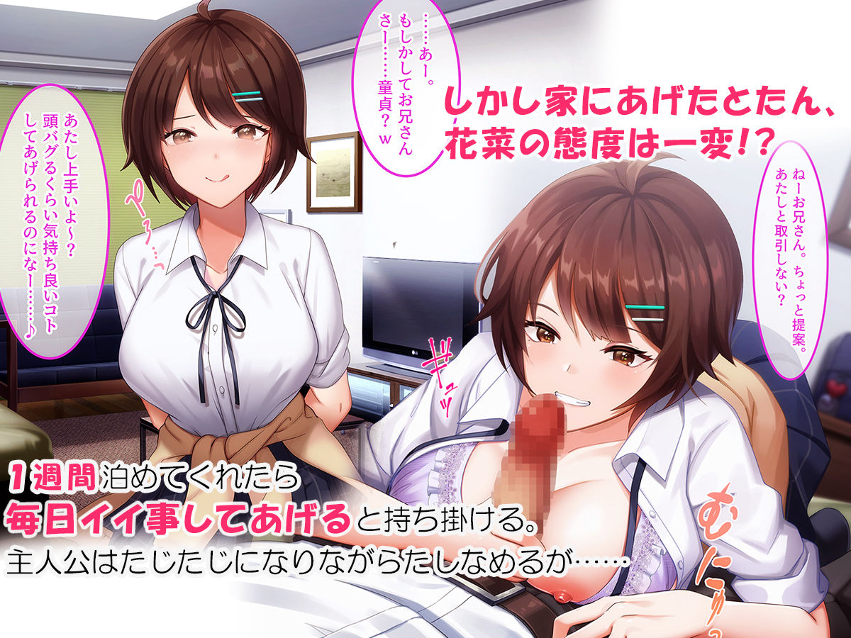 ナマイキな家出JKを泊めるとなにがおこるでしょうか！？ サンプル2ページ目