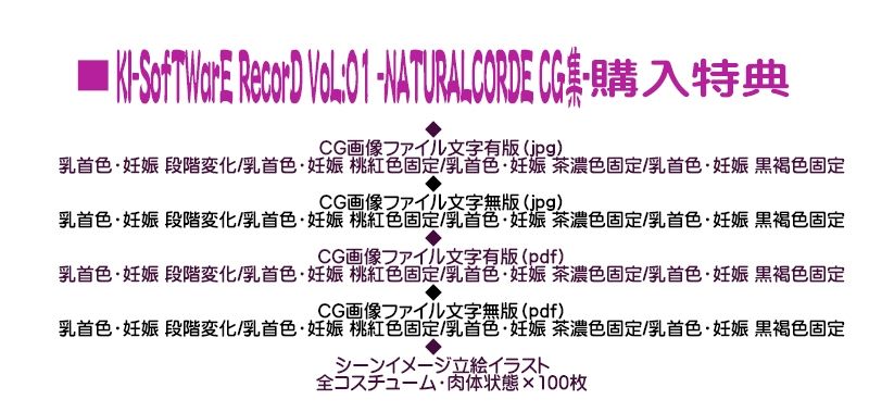 KI-SofTWarE RecorD VoL:01 -NATURALCORDE ＣＧ集- サンプル4ページ目