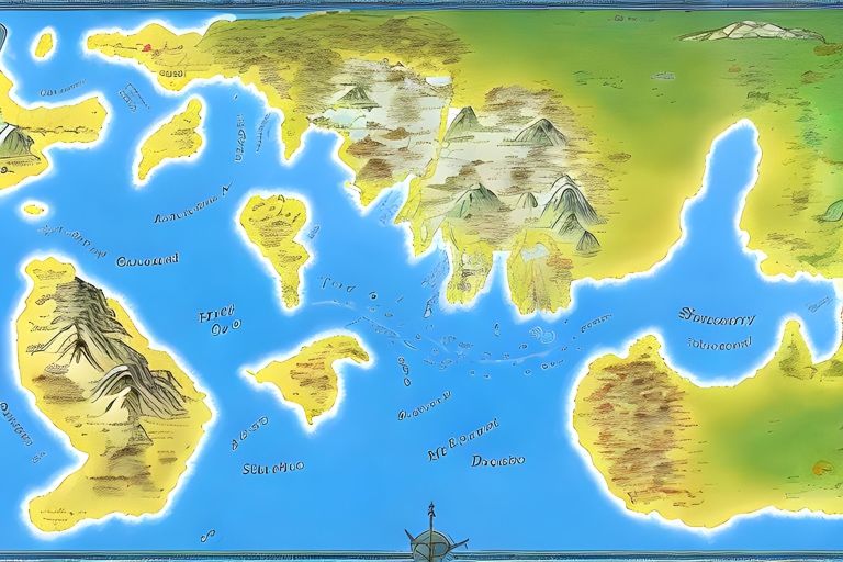 画像素材集「ファンタジーマップ・イメージコレクション」 サンプル1ページ目